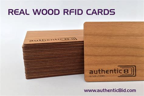 rfid wooden card